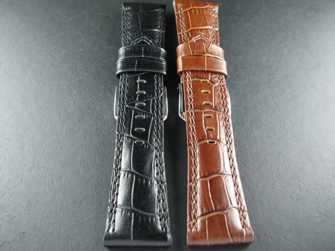 PAN103 Alligator Grain Radiomir Style Double Stitching PAN103 Alligator Grain Radiomir Style Double Stitching